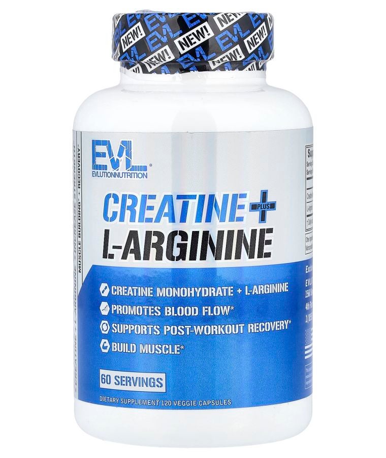 Creatine Plus L-Arginine 120 Veggie Capsules