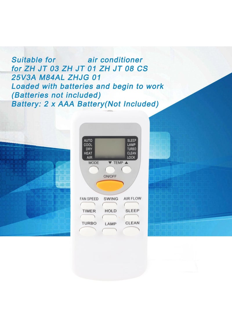 New Universal Replacement ZH/JT-03 ZH/JT-01 AC Remote Control for CHIGO Air Conditioner A/C remote White