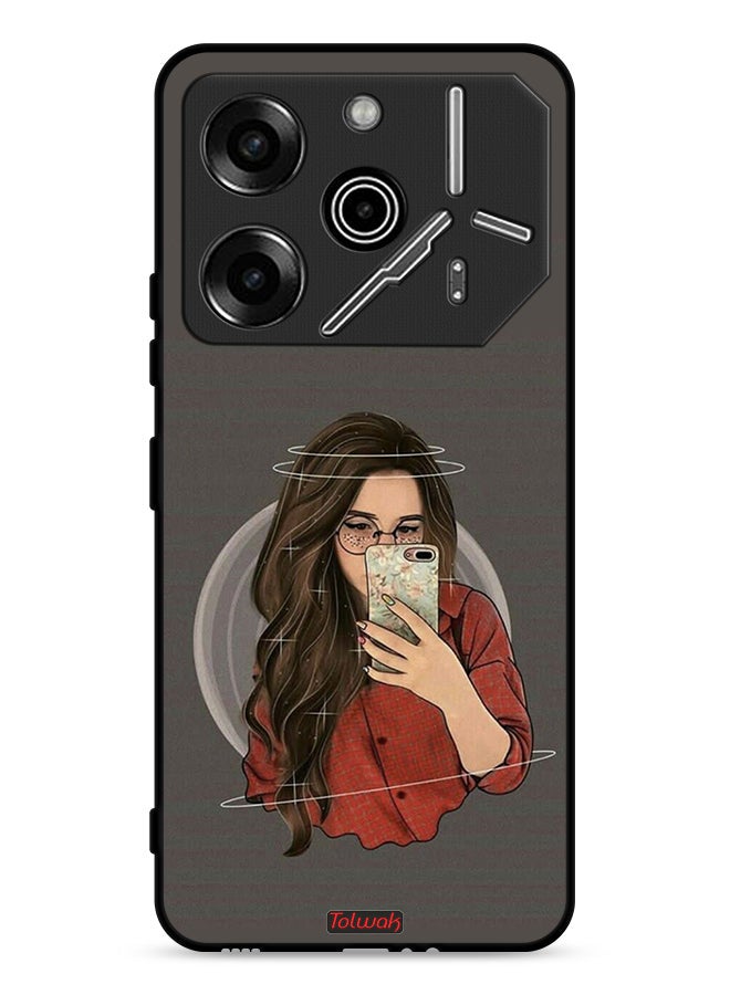 Tolwak Tecno Pova 6 Pro 5G Protective Case Cover Making Selfie - Image 1