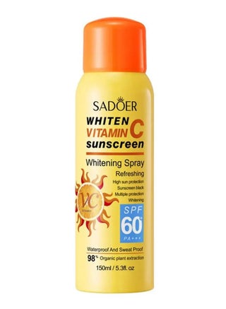 Vitamin C Sunscreen Whitening Spray UV Protection Antiperspirant Whitening 2 in 1 150ml - pzsku/ZDB126CD821E93531D7CFZ/45/_/1716289655/602a06df-7ac8-4a7d-99d3-8e191b0fc255