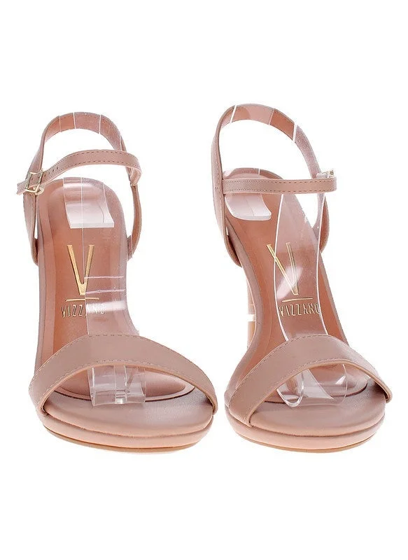 VIZZANO  Vizzano Ladies High Heel Sandals Beige | Made In Brazil for Women | Best Price UAE