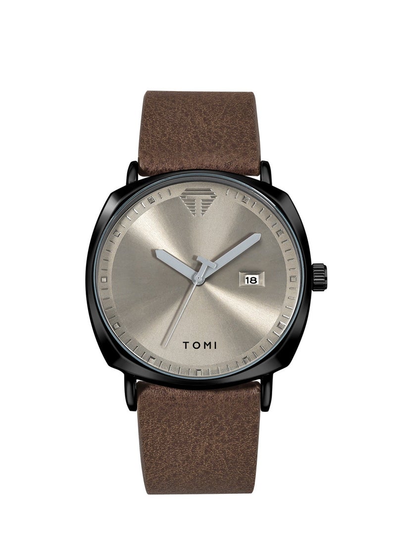 TOMI Unisex Fashion Quartz Watch - Trendy Minimalist Design for Men & Women | Casual Creative Timepiece - Image 2