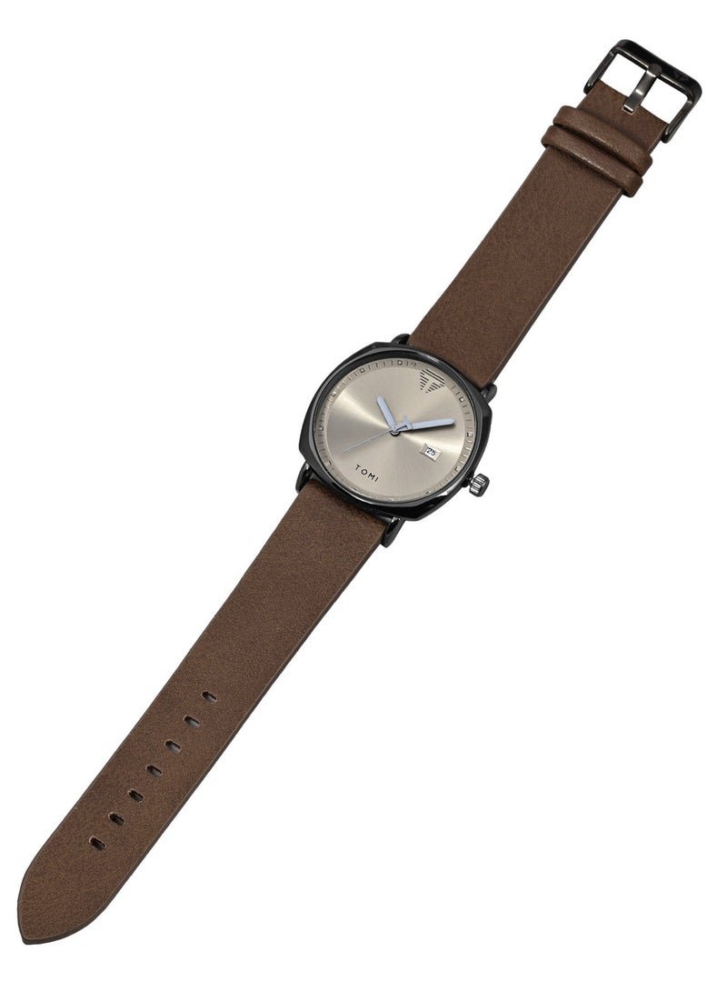 TOMI Unisex Fashion Quartz Watch - Trendy Minimalist Design for Men & Women | Casual Creative Timepiece - Image 3