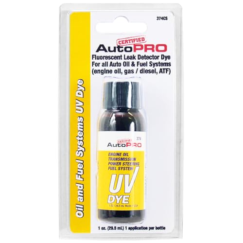 A/C Pro Certified Auto Pro Oil and Fuel System UV Dye Leak Detection for Cars & Trucks & More, 1 Oz, 374CS, Universal - Image 4
