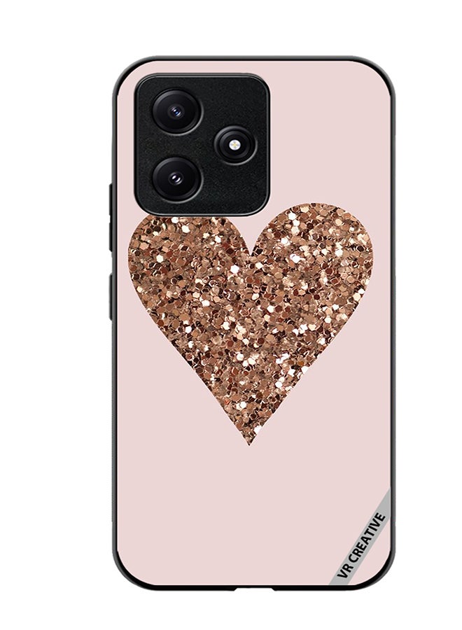 VR CREATIVE Protective Case Cover For Xiaomi Poco M6 Pro 5G Sparkling Love Design Multicolour - Image 1