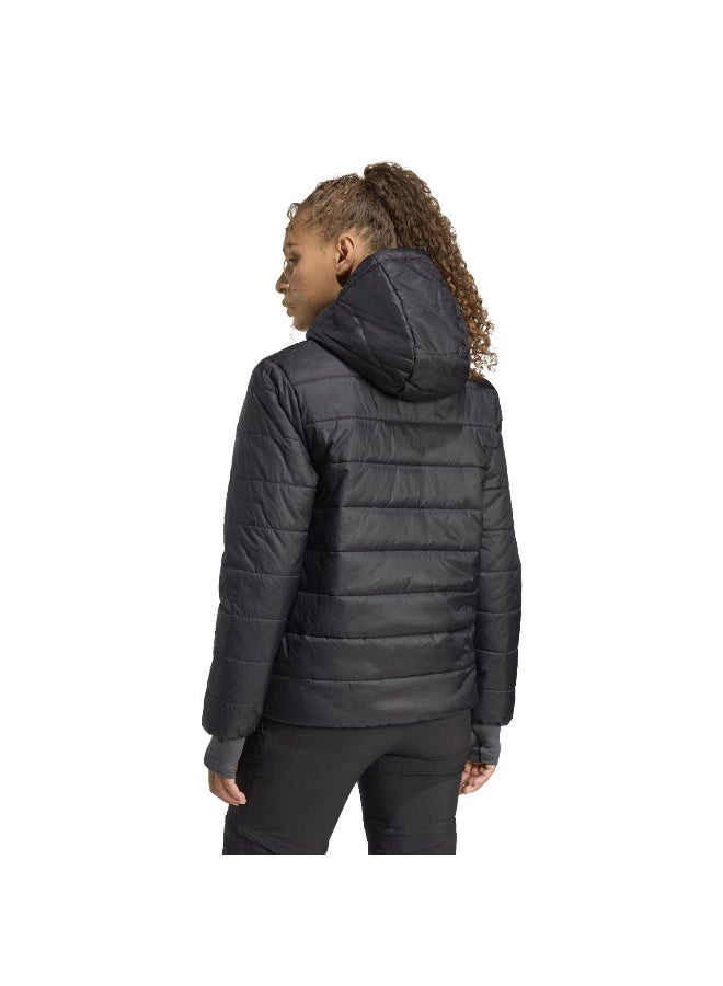 Adidas W Mt Ess P Ho J Black Hiking Jackets For Women XS  - Image 3