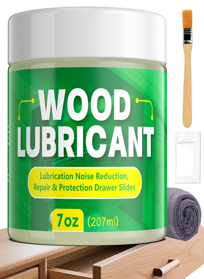 HONKID Wood Lubricant, 7OZ Drawer Wax Wood Lubricant Multi-Purpose Wax for Drawers, Doors, & Windows, Reduce Noise, Restore Antique Furniture, Door Hinge Lubricant - Image 1