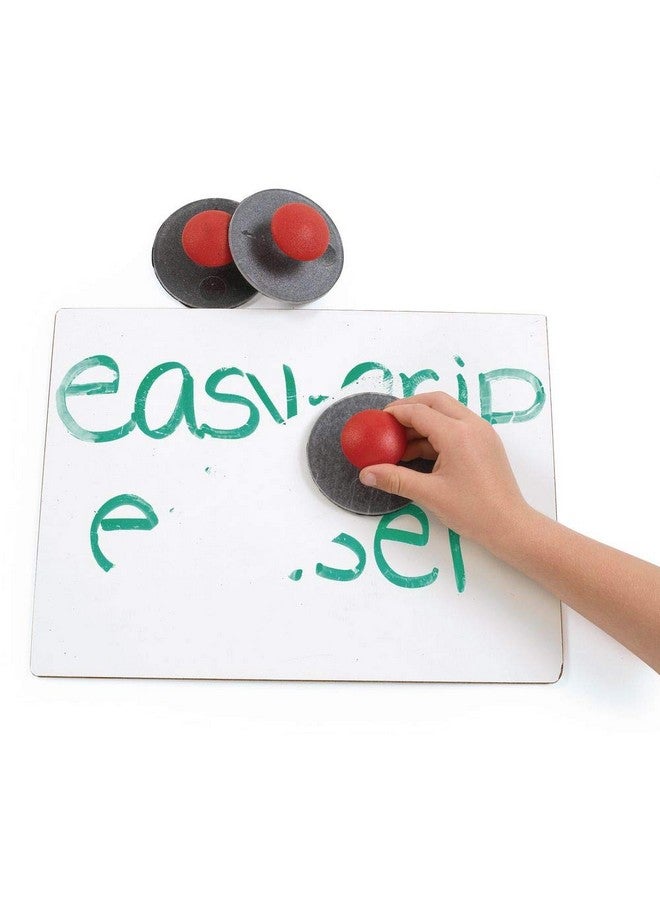 Colorations ® Easy-Grip Erasers, Can Be Used On Whiteboards, Chalkboards, Set Of 10, Will Rub Off Dry Erase Markers And Chalk, Ideal For School, Home Or Office  - Image 3