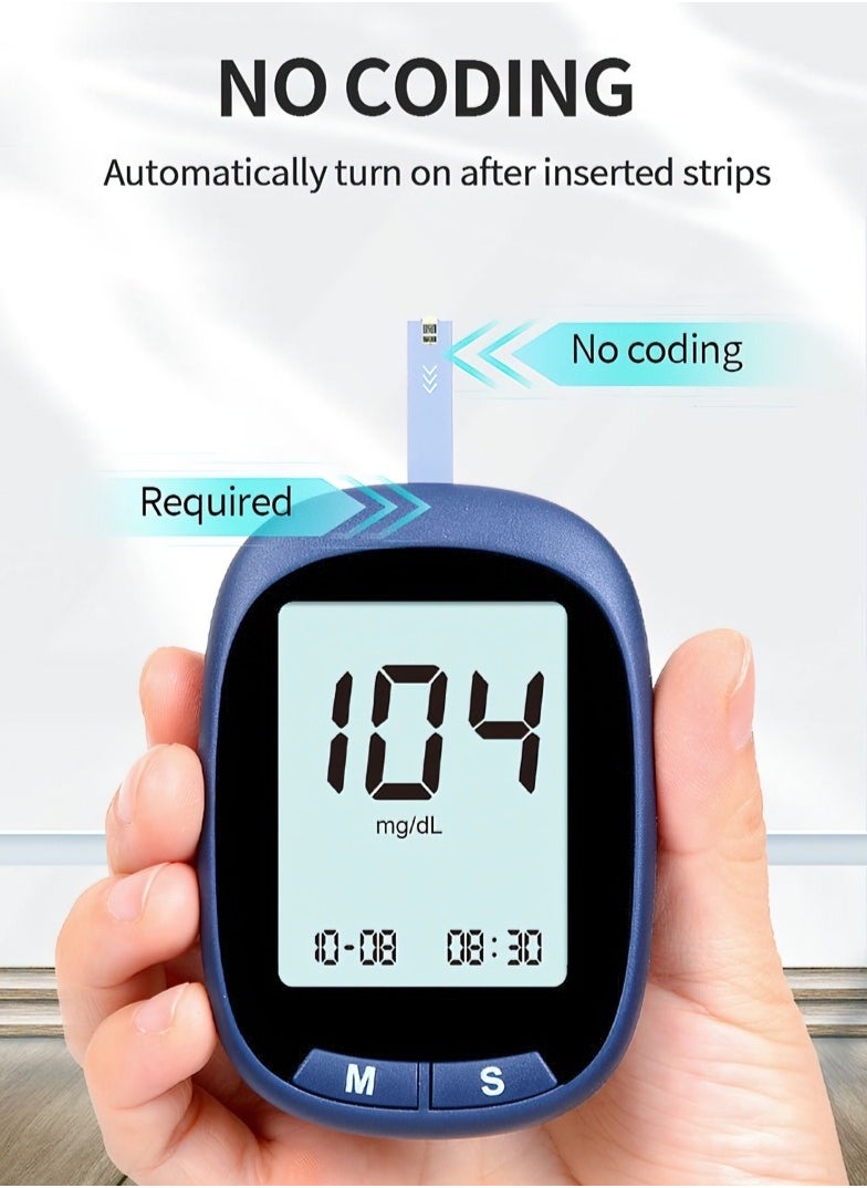 Goldfish - Home Medical Grade Accurate Automatic Blood Glucose Meter Set Does Not Include Test Strips - Image 1