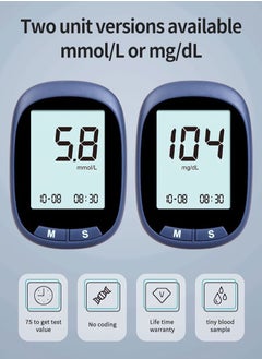 Goldfish Home Medical Grade Accurate Automatic Blood Glucose Meter Set Does Not Include Test Strips  - Image 3