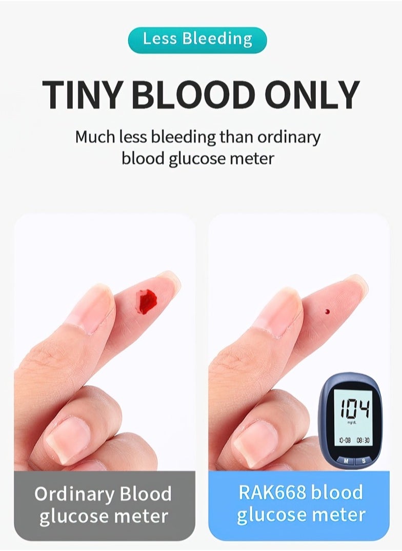 Goldfish - Home Medical Grade Accurate Automatic Blood Glucose Meter Set Does Not Include Test Strips - Image 1
