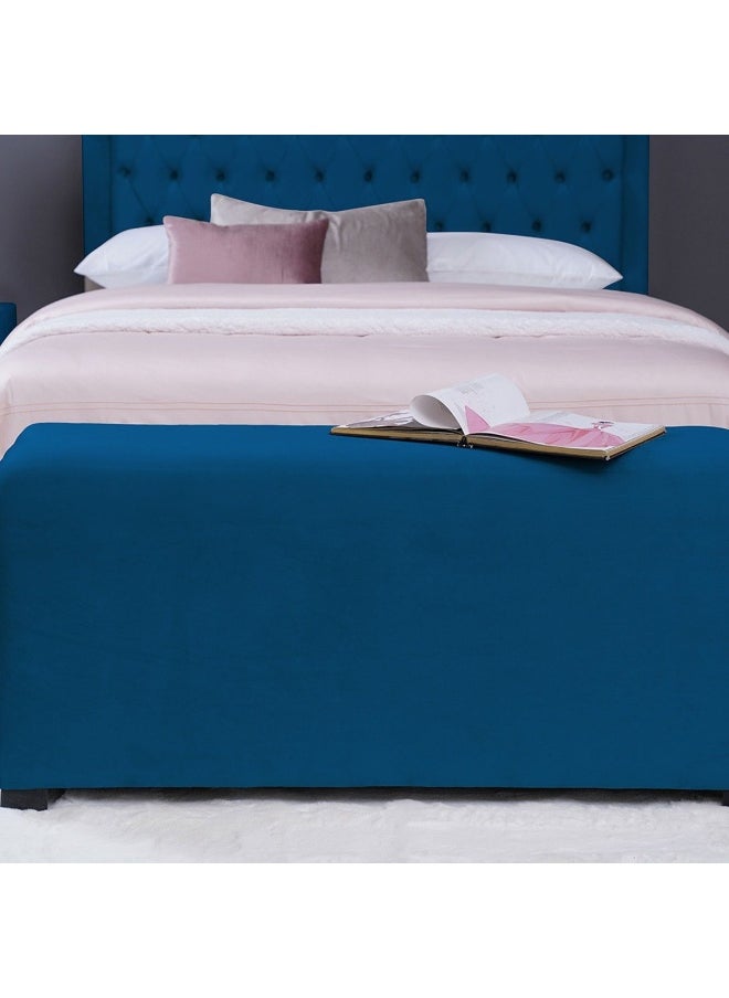 Pan Home Emirates Alpha Bench-Velvet~Blue  - Image 4