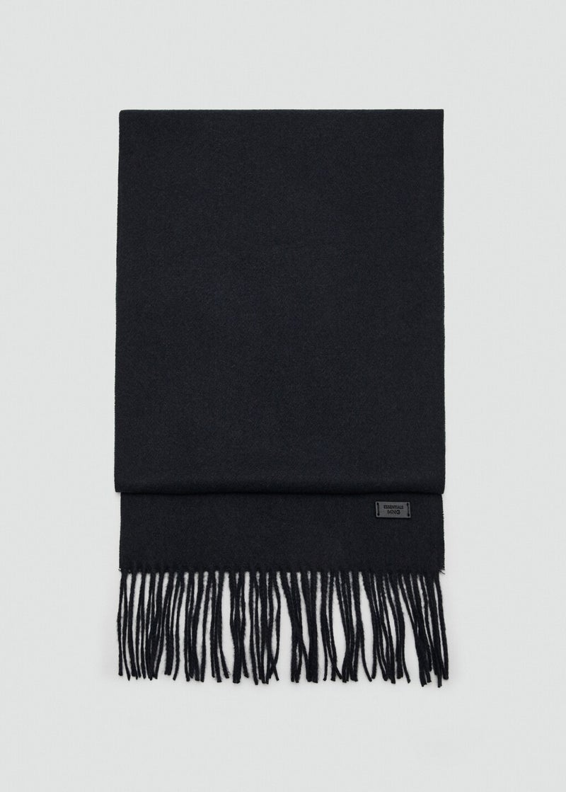 مانجو مان وشاح سادة بشراشيب - Image 1