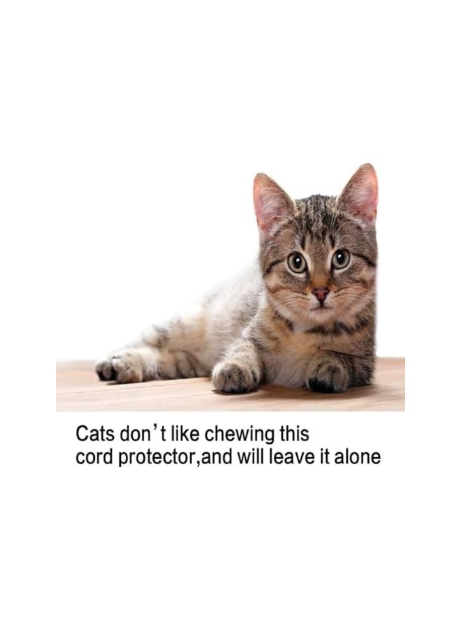 promass 9.8ft/3m - 13mm Wire Organizer, Cable Sleeve for Cable Management, Cord Wrap Wire Protector Tubing for Pets, PC Cable Wrap, Computer Cable Organizer Sleeve - Image 5