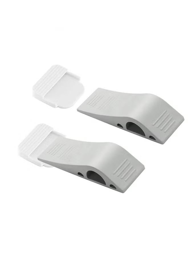 Generic 2 Pcs Door stopper,Security Door Stop Wedge,Heavy Duty Rubber Door Stoppers  - Image 1