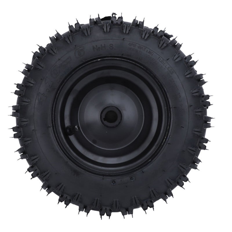clever 4.10-6 ATV Rear Tire Heavy Duty Rubber Tire 12.6x4 Inches - Perfect Replacement 4.10-6 Rear Wheel Tire for All Terrain Use - Image 1