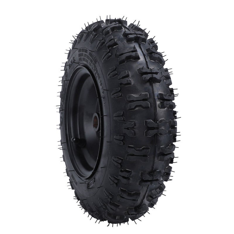 clever 4.10-6 ATV Rear Tire Heavy Duty Rubber Tire 12.6x4 Inches - Perfect Replacement 4.10-6 Rear Wheel Tire for All Terrain Use - Image 2