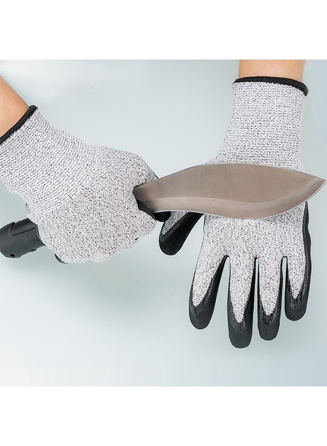 Cut Resistant Work Gloves, Level 5 Safety Protective Gloves Ambidextrous, Food Grade, For Garden, Fishing, Warehouse, Wood Cutting, Construction, Welder, Repairman - Image 4