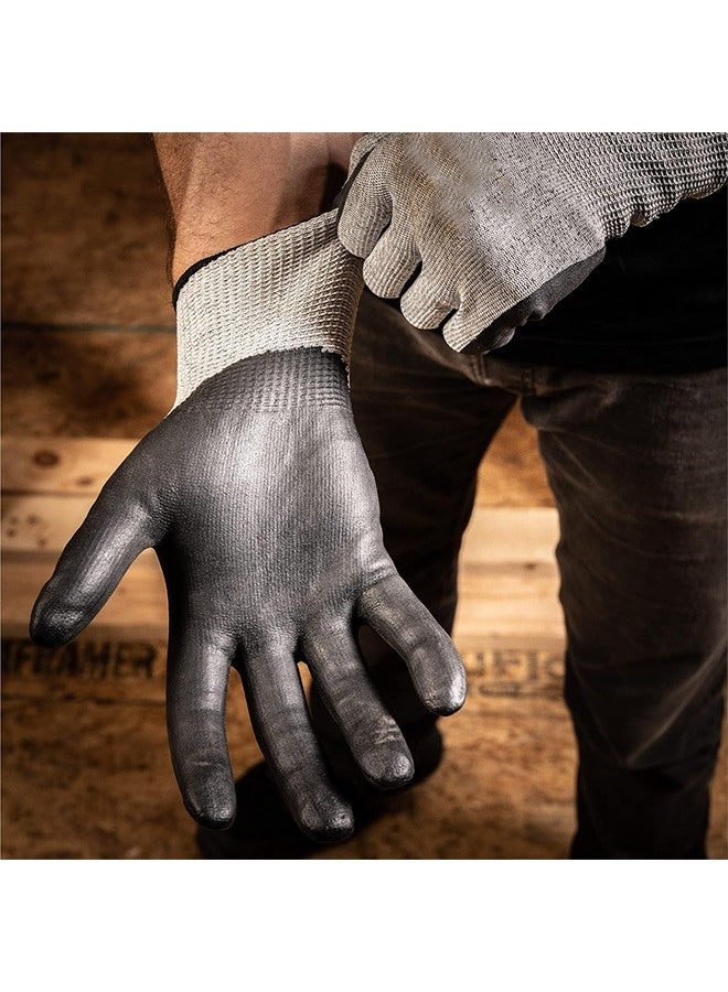Cut Resistant Work Gloves, Level 5 Safety Protective Gloves Ambidextrous, Food Grade, For Garden, Fishing, Warehouse, Wood Cutting, Construction, Welder, Repairman - Image 5