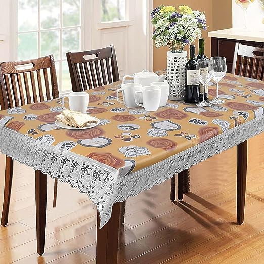 PRIMAH Tablecloth for Home Tables for Rectangle Tables Dining Tabe Cover 4 Seater Size 40X60  - Image 1