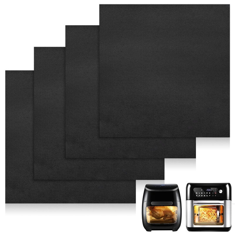 Air Fryer Accessories for Tower 4pcs Air Fryer Liners Reusable Nonstick Oven Liners for 10L12L Oven Teflon Baking Sheet Compatible with Tower Xpress Pro11LTefal LLIVEKIT Air Fryer Oven