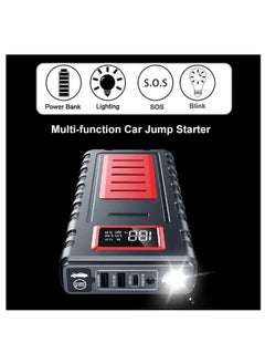 Generic Multifunction Car Jump Starter with 2000A/12V Peak Current and 30000mAh Power Bank With LED Light And Smart Clamp For Cars  - Image 4