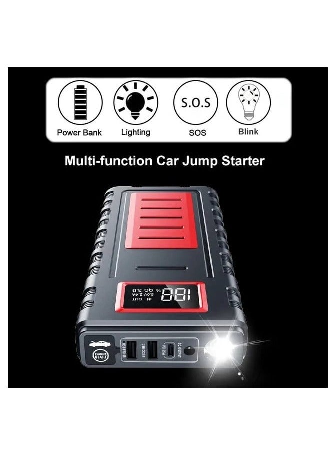 Generic Multifunction Car Jump Starter with 2000A/12V Peak Current and 30000mAh Power Bank With LED Light And Smart Clamp For Cars  - Image 4