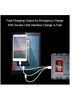 Generic Multifunction Car Jump Starter with 2000A/12V Peak Current and 30000mAh Power Bank With LED Light And Smart Clamp For Cars  - Image 5