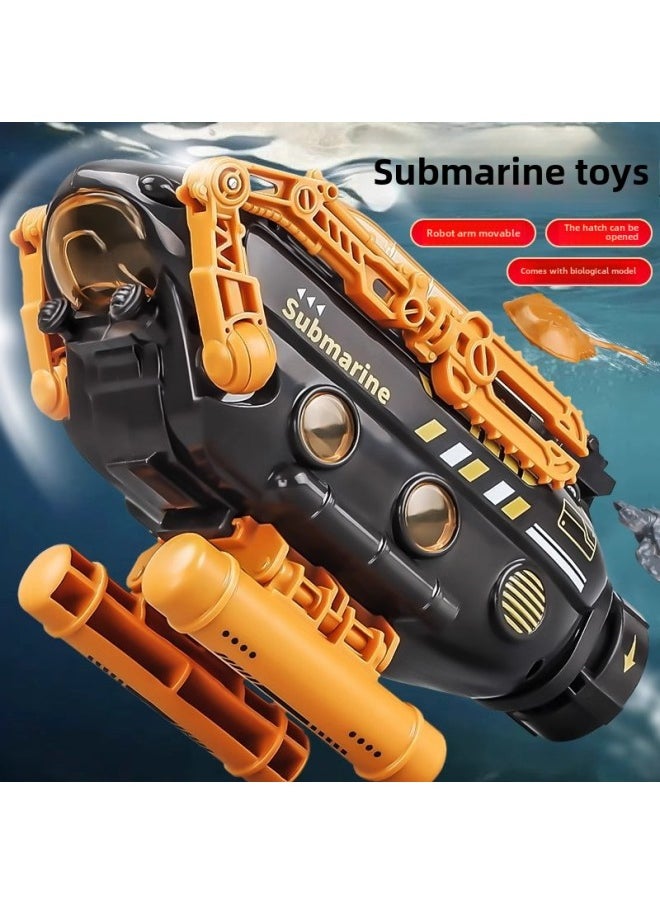 Generic - De Lixin Scientific Research Submarine Marine Life Exploration Boys Early Education Educational Simulation Science And Education Model Absorbent Toys-Color: Free Marine Life Bag - Image 1