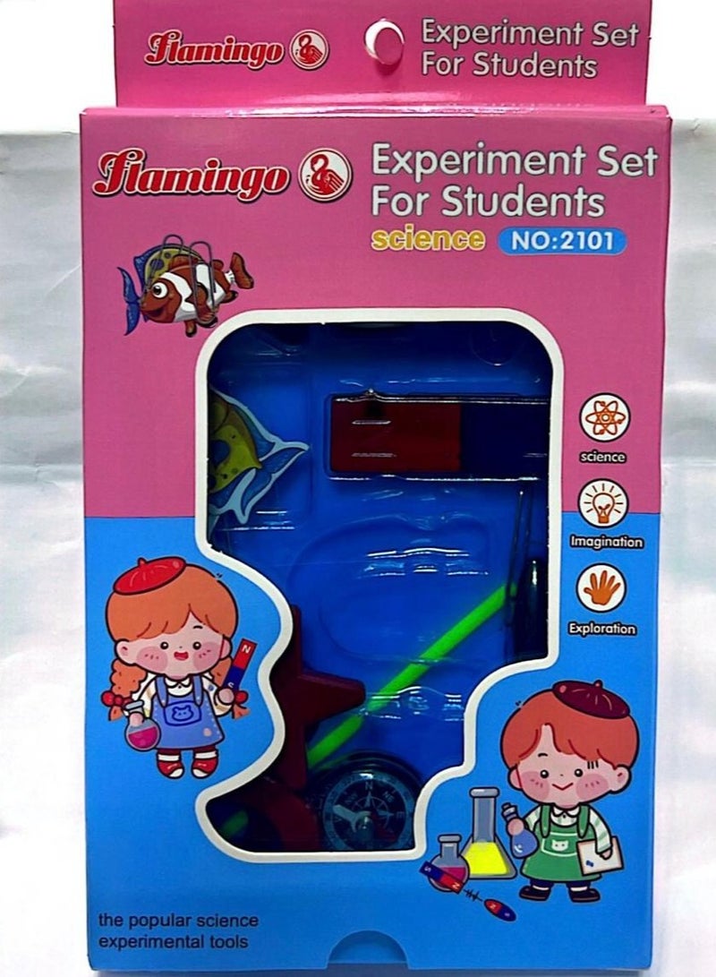 Flamingo Science Magnetism Experiment Kit for Education and Student Development Assorted Color - Image 1