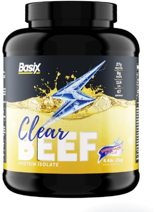 باسيكس كلير بيف بروتين ايزوليت - الطاقة - (4.4 باوند)