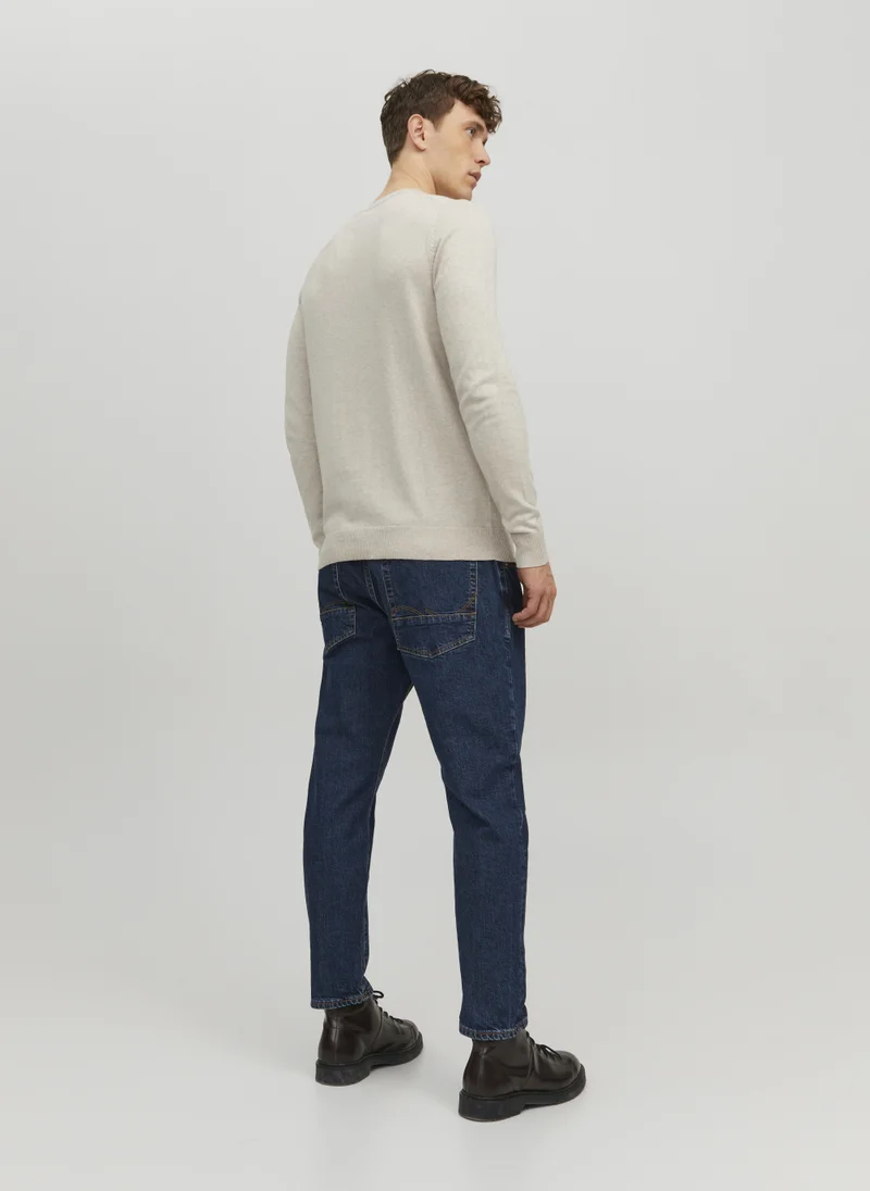 JACK & JONES Knitted Crew Neck Long Sleeve Sweater