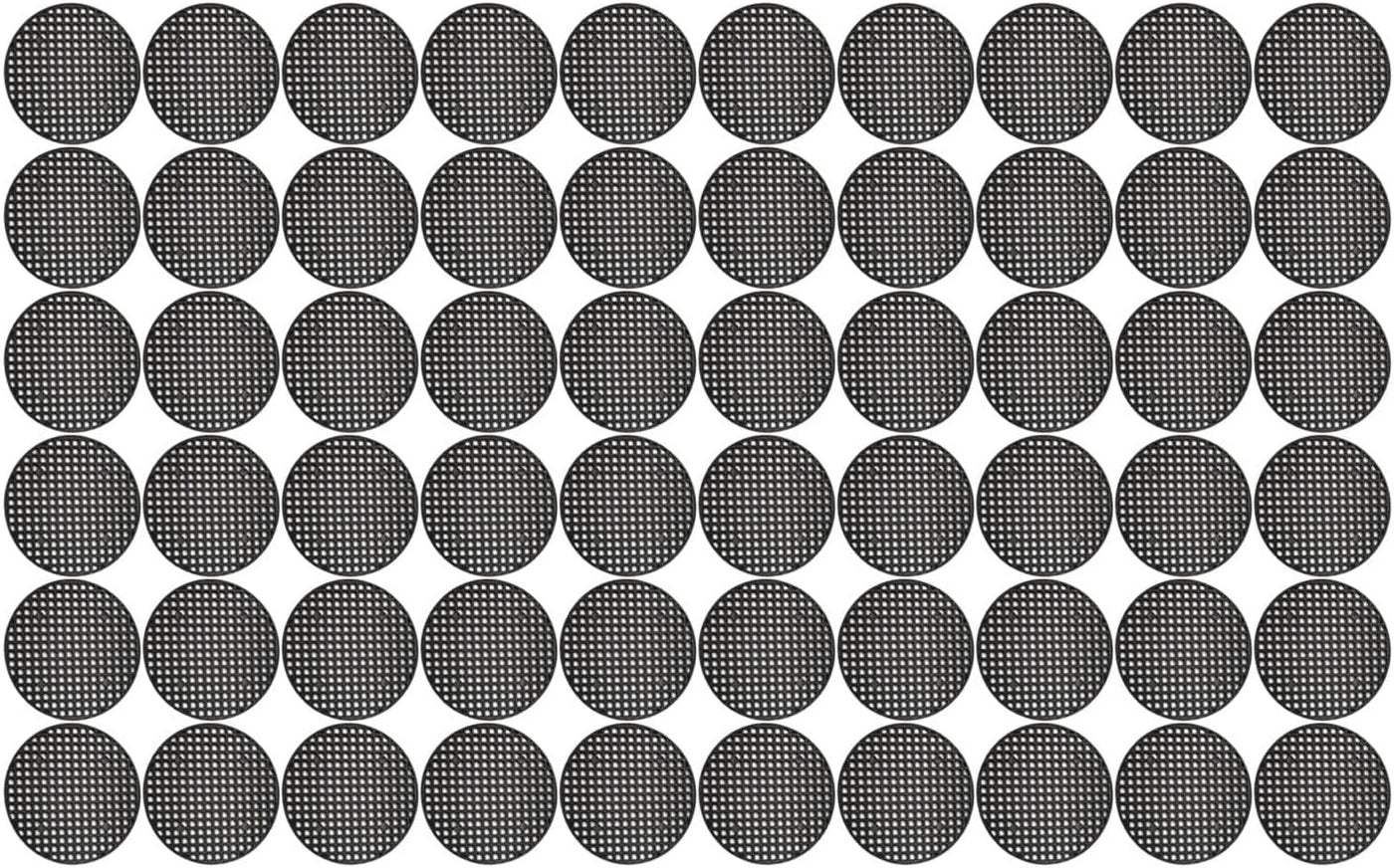 Flower Pot Hole Mesh Pad, Round Drainage Hole Screens Prevent Soil Loss, 50pcs Garden Drainage Mesh Hole Screens Mesh Pots Gasket to Prevent Soil Loss