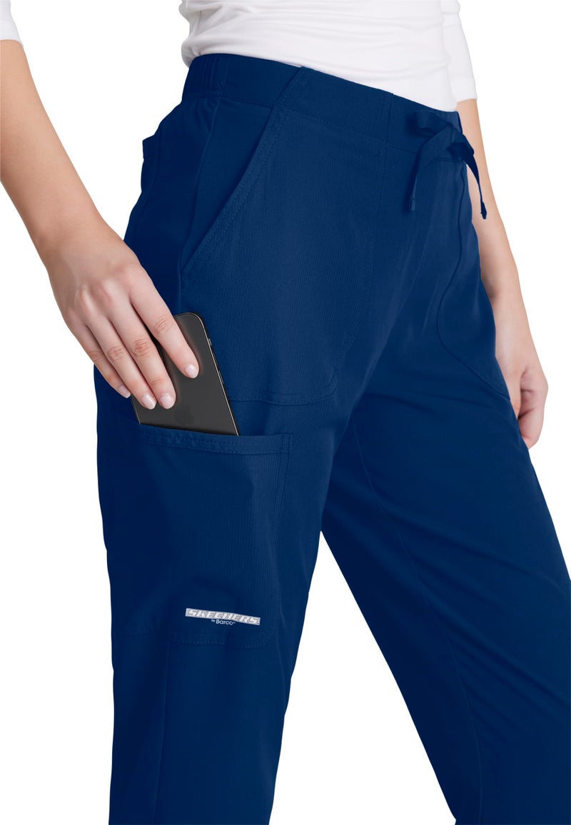 BARCO Skechers Vitality Women's Charge 4-Pocket Scrub Pant - Navy, L - Image 5