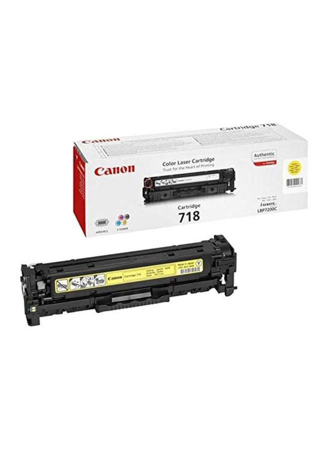 Laser Toner Cartridge For EP-718Y Yellow