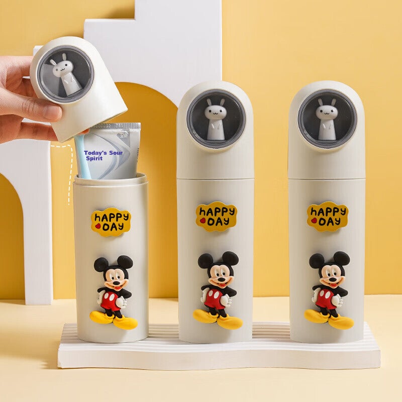 Yagao Travel Mouthwash Cup Toothbrush Cup Children's Toothbrushing Cup Set Cartoon Portable Home Toothpaste Storage Box - Image 2