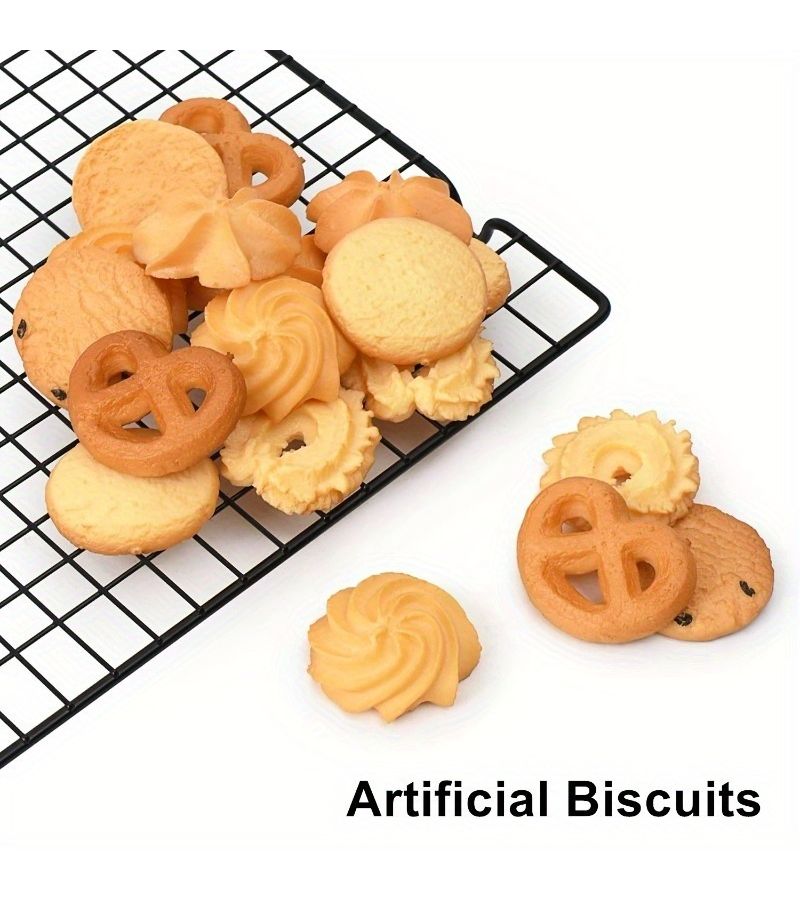 12 Pcs Random Cookie Ornaments Resin Material Home Kitchen Decoration Photography Props - Image 2