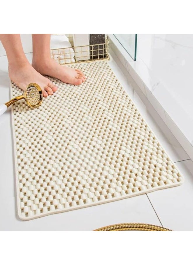 Foldable Non Slip Silicon Bath Mat with Soft No-Slip Nonskid Bathroom Tub Mat and Multipurpose Rubber Strong Suction Cups Shower Floor Mat - pzsku/ZDB1366BAE38C00CDF91AZ/45/_/1734519751/80d9a1e8-a9ac-4aab-9738-5663aee42b6b