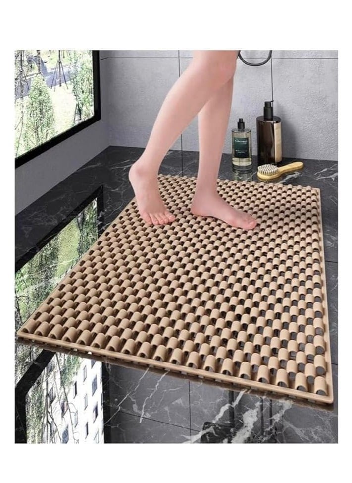 Foldable Non Slip Silicon Bath Mat with Soft No-Slip Nonskid Bathroom Tub Mat and Multipurpose Rubber Strong Suction Cups Shower Floor Mat - pzsku/ZDB1366BAE38C00CDF91AZ/45/_/1734519753/c2c9ecac-62f6-492c-8a5b-baa58d9ff4f2