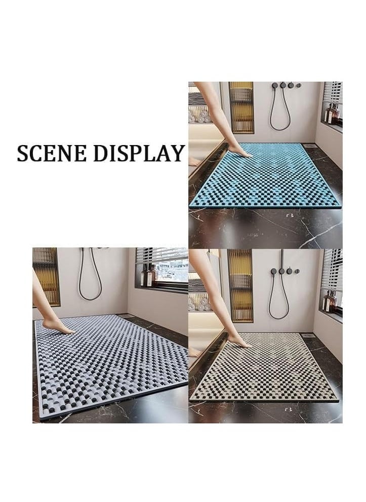 Foldable Non Slip Silicon Bath Mat with Soft No-Slip Nonskid Bathroom Tub Mat and Multipurpose Rubber Strong Suction Cups Shower Floor Mat - pzsku/ZDB1366BAE38C00CDF91AZ/45/_/1734519754/259bfa6e-5d7c-4843-8194-402ea0e9e2f8