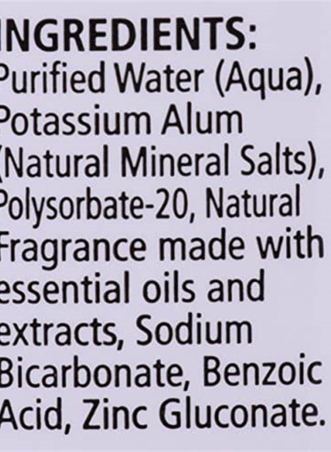 Crystal Essence Mineral Deodorant Body Spray Lavendar & White Tea 4 oz - Image 3