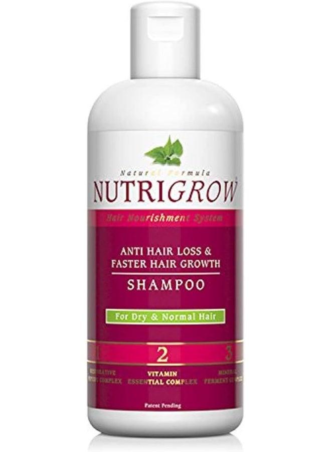 Nutrigrow Anti Hair Loss & Faster Growth Shampoo For Dry & Normal Hairs (300Ml) - Image 1