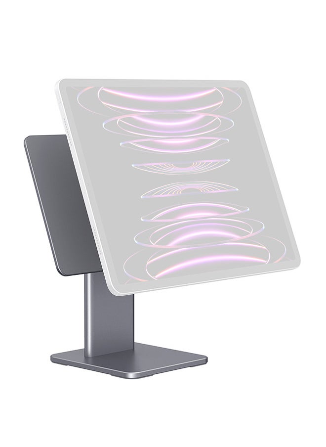 Generic - 6 in 1 Hub Multifunctional Magnetic Stand for iPad Pro 12.9 inch 360°Rotation 80°Tilt Card Reader 4K@60Hz HD 5Gps USB 60W PD 3.5mm Audio - Image 1