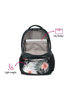 Genie Genie Sunshine 19 inch ash Green Bag for Girls, 19 inch Backpack for Women, 3 compartments Water Resistant Stylish and Trendy College Backpacks for Girls  - Image 3