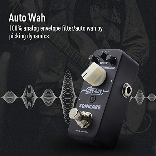 SONICAKE Auto Wah Pedal Auto Wah Guitar Pedal Guitar Effect Pedal Envelope Filter Cry-Bot True Bypass - Image 2