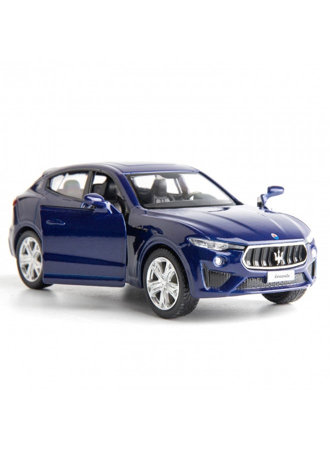 RMZ City 1:36 Scale for Diecasting Alloy Car Model Maserati Levante Toy Car, Pull Back Vehicles Toy Car for Toddlers Kids Boys Girls Gift Blue - Image 1