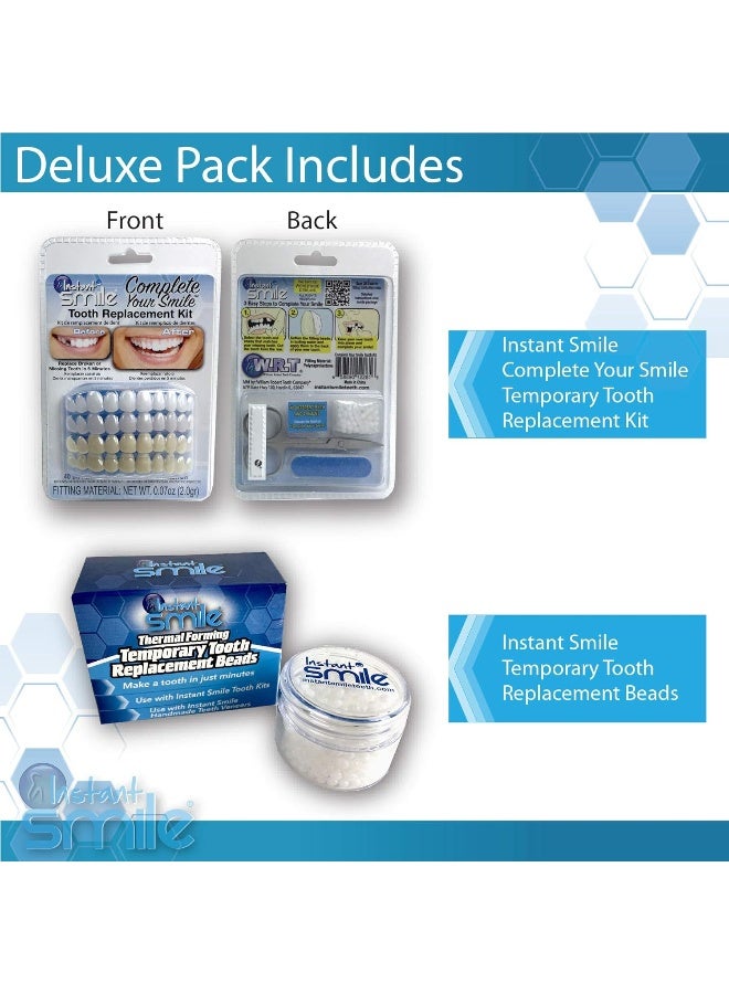 Instant Smile Complete Your Smile Tooth Replacement Kit DELUXE PACK Includes Patented Complete Your Smile Tooth Replacement Kit and Jar of Instant Smile Replacement Beads - Image 5