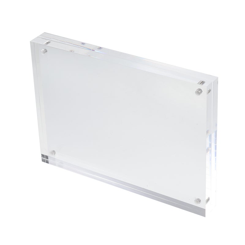 1Pc Home Photo Frame Magnetic Display Frame Chic Photo Frame Transparent - Image 1