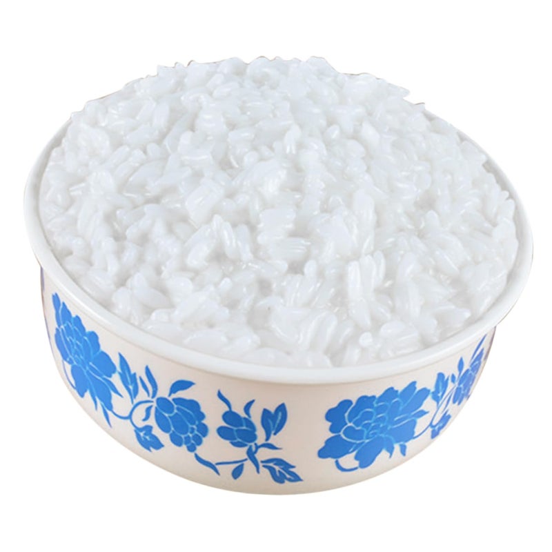 Blue and White Porcelain Bowl Japanese Rice Bowl Simulation Model Display Prop - Image 2