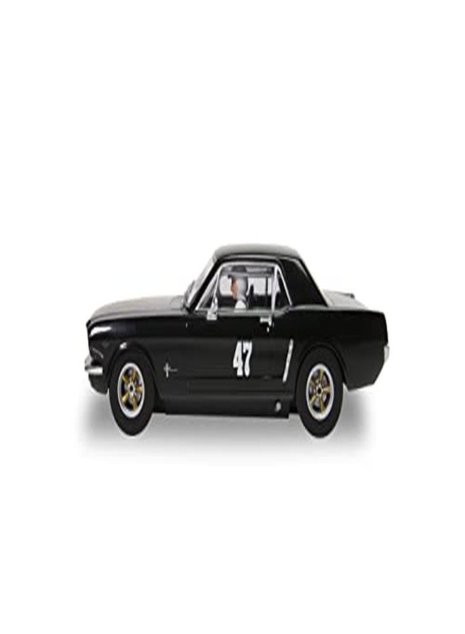 Scalextric Classic Ford Mustang Black and Gold #47 1:32 Slot Race Car C4405 - Image 3